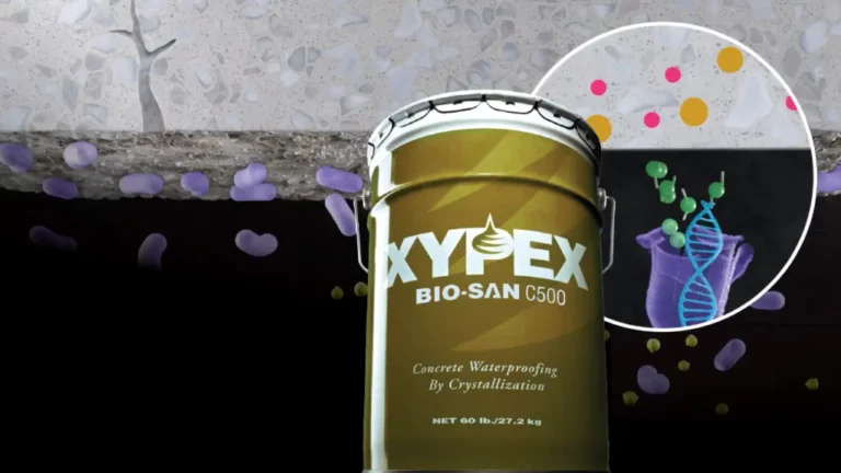 Antimikrobiální technologie Xypex Bio-San C500 – pro betonové kanalizační a odpadní konstrukce