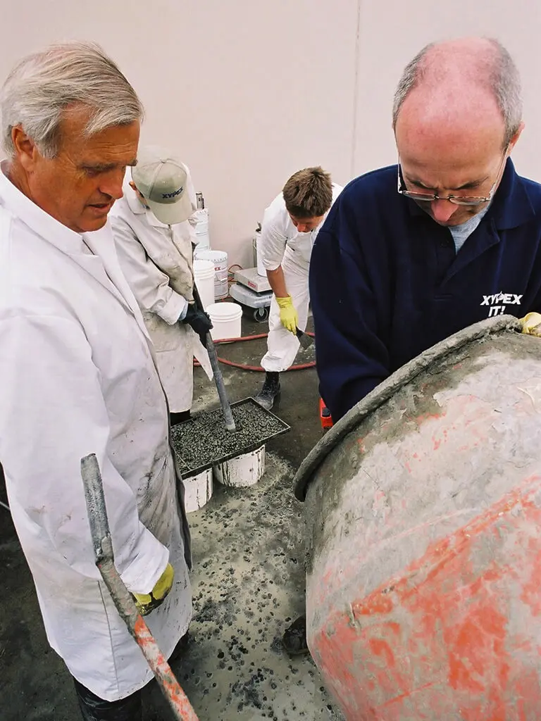 Випробування впливу матеріалів Xypex на бетон