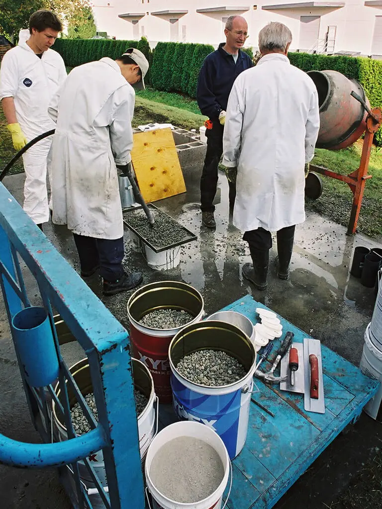 Випробування впливу матеріалів Xypex на бетон